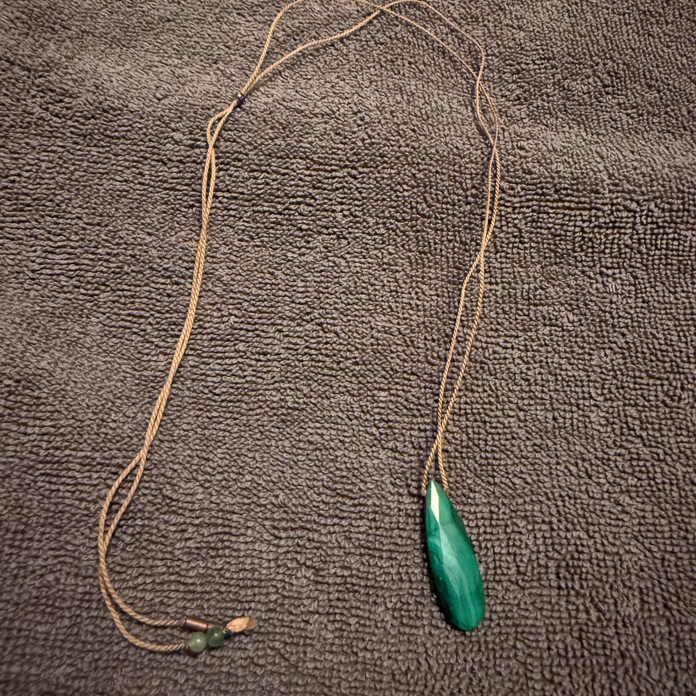 Malachite necklace